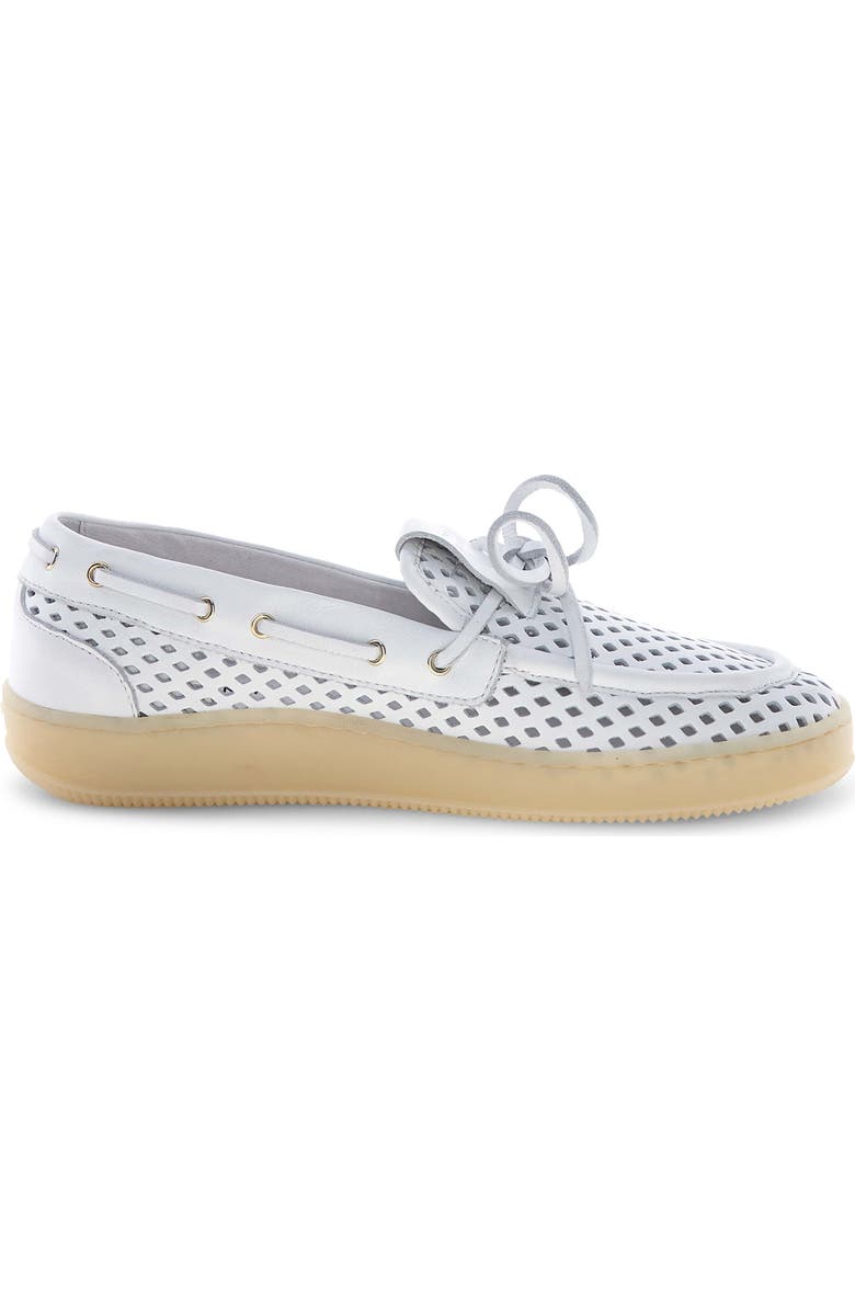 Voile Blanche Olivia Wind Boat Shoe, Alternate, color, White