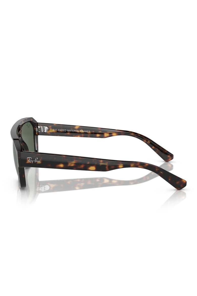 Corrigan Irregular 54mm Rectangular Sunglasses, Alternate, color, HAVANA