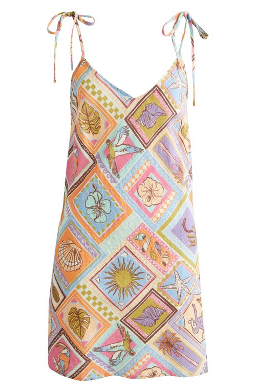 Rip Curl Beach Party Tie Strap Minidress in Multico 