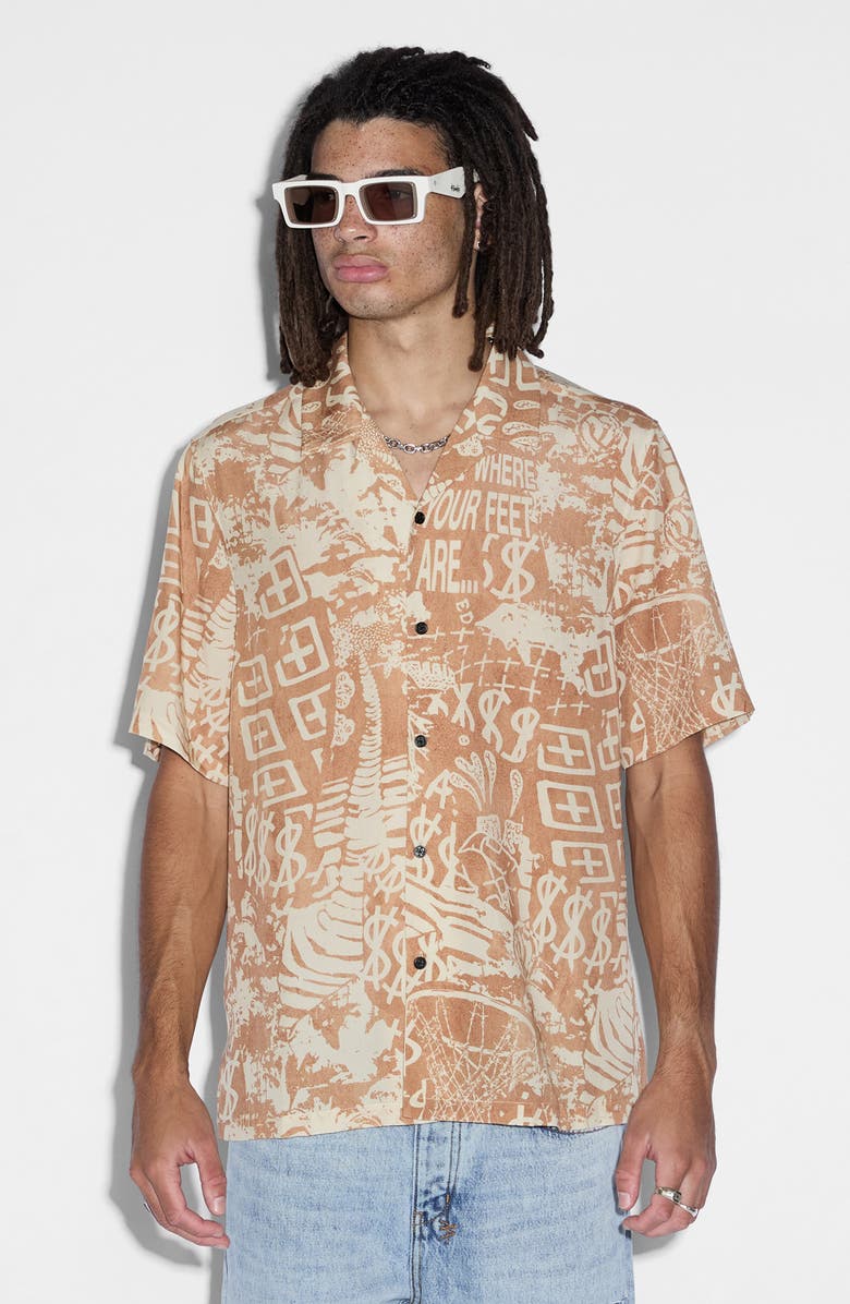 Ksubi Mills Ikon Camp Shirt, Alternate, color, 