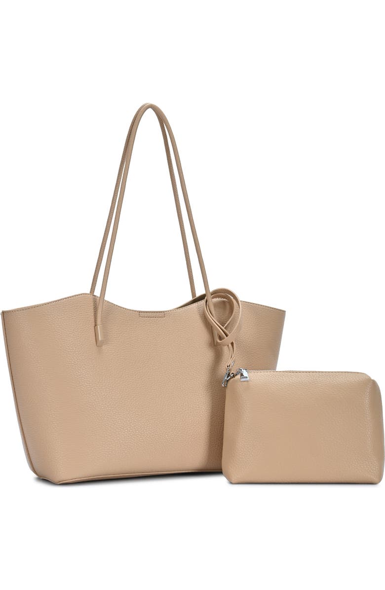 Antik Kraft Tote Bag with Pouch, Main, color, Beige