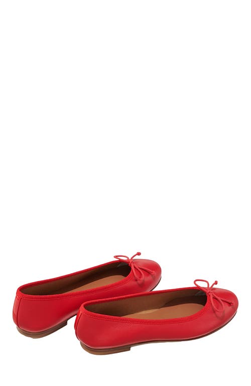 Margaux The Demi Flat In Red