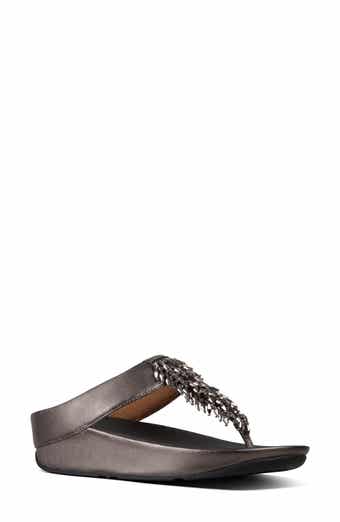 FitFlop Rumba Beaded Fringe Wedge Sandal