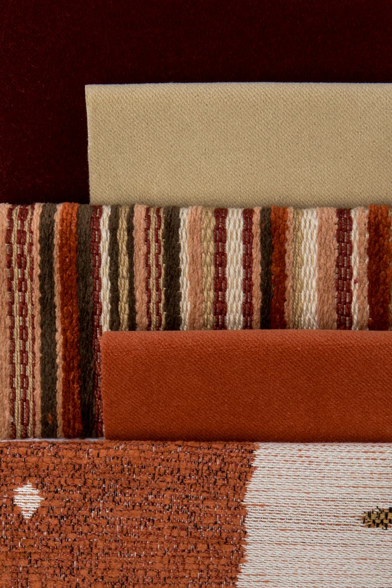 Plush Velvet Indoor & Outdoor Woven Accent Pillow, Alternate, color, Spice