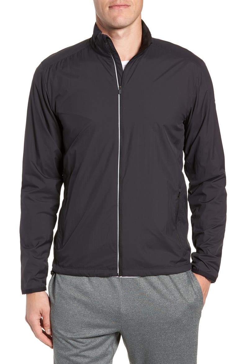 Cool-Lite™ Incline Windbreaker Jacket, Main, color, SP19 BLACK