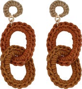 Panacea Rope Link Drop Earrings