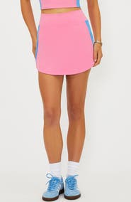 Beach Riot Thora Colorblock Knit Skort