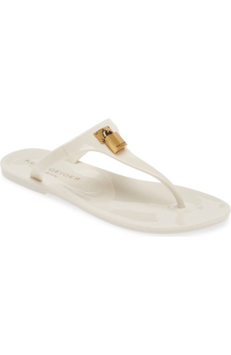 Kurt Geiger London Brixton Jelly Sandal, Main, color, Natural