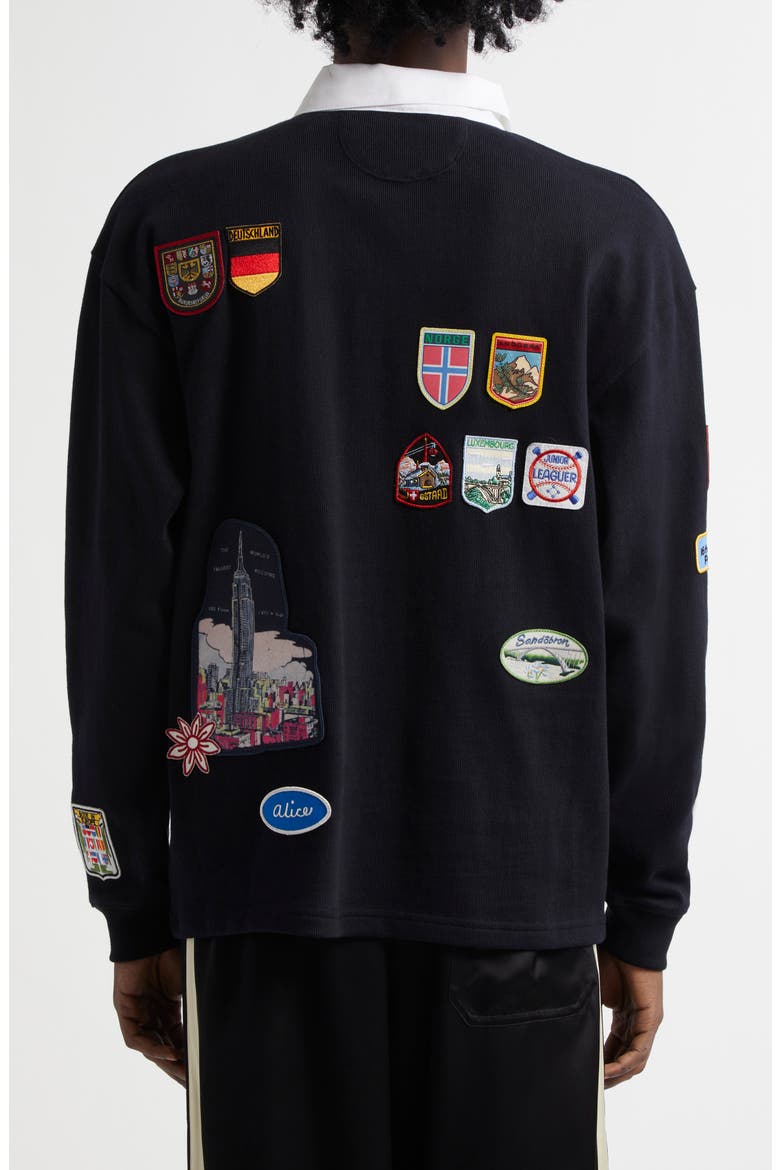 Passport Patch Rugby Shirt (Men) | Nordstrom