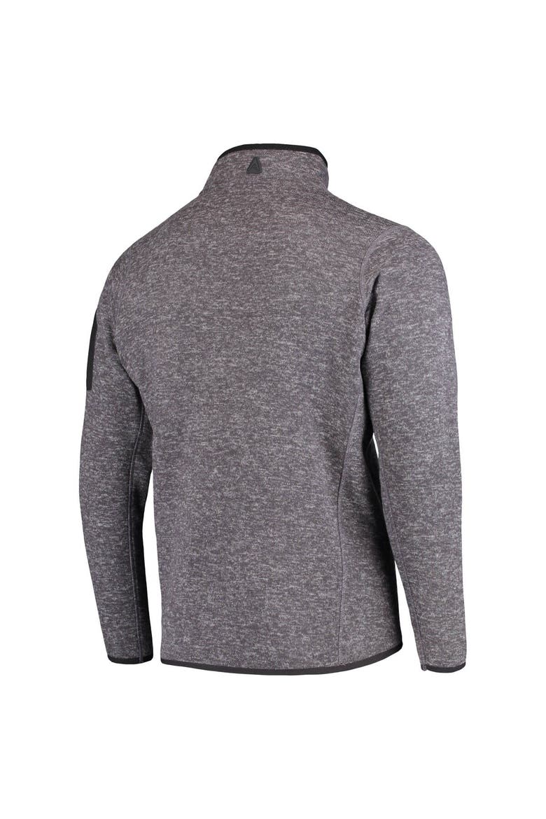 Men's Antigua Charcoal Air Force Falcons Fortune Half-Zip Sweatshirt, Alternate, color, Charcoal