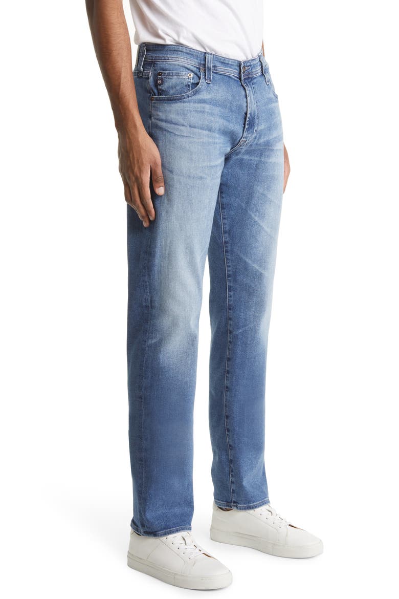 Everett Slim Straight Leg Jeans, Alternate, color, ZIPLINE