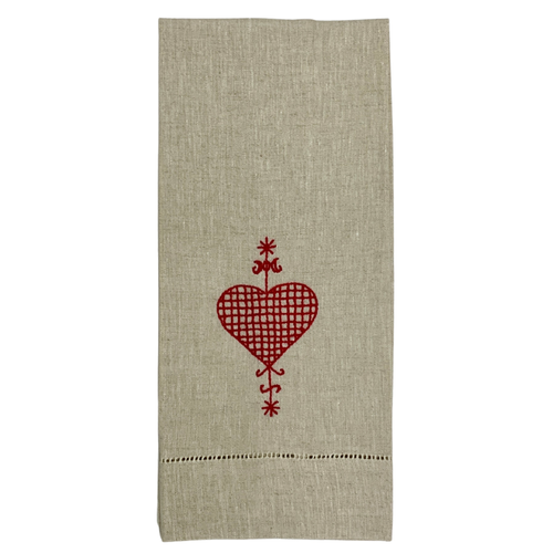 Maison D'haiti Veve Erzulie Tea Towels In Green