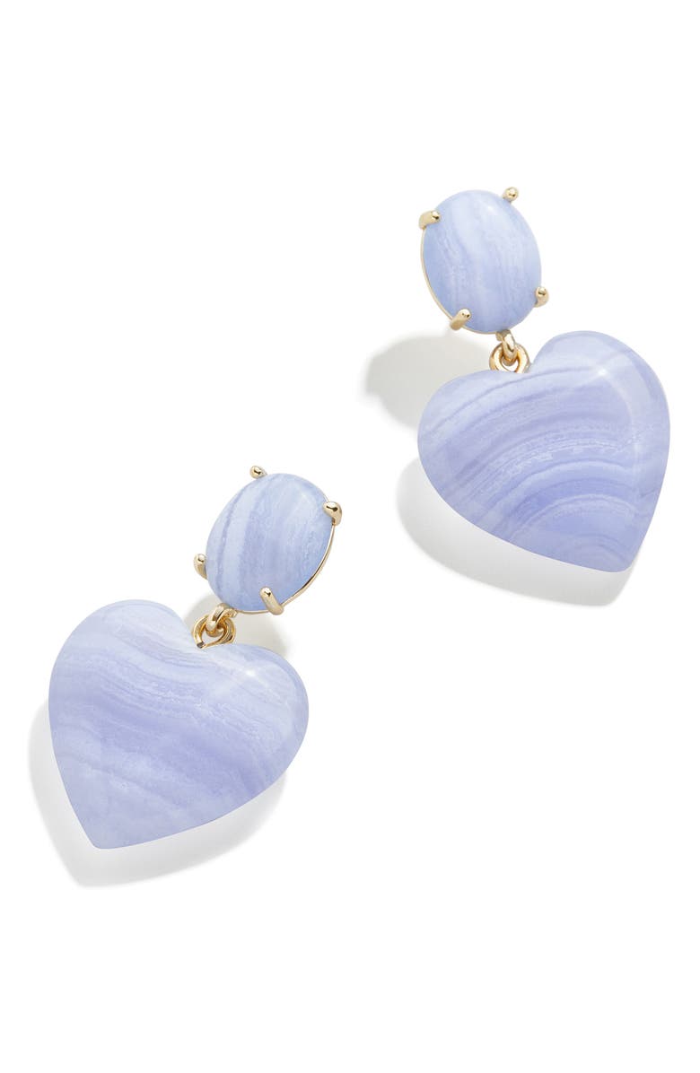 BaubleBar Juno Sheri Heart Drop Earrings, Main, color,