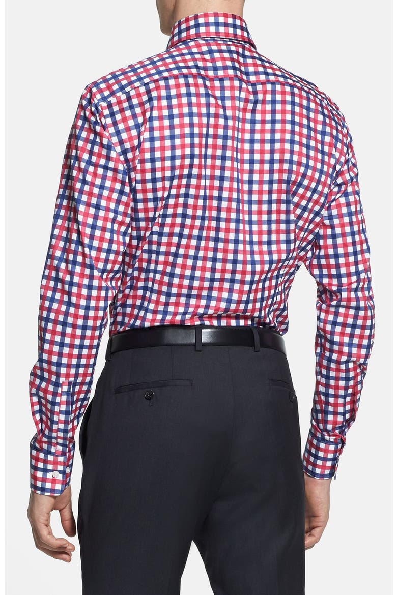 HUGO BOSS 'Miles' Sharp Fit Dress Shirt, Alternate, color, BERRY