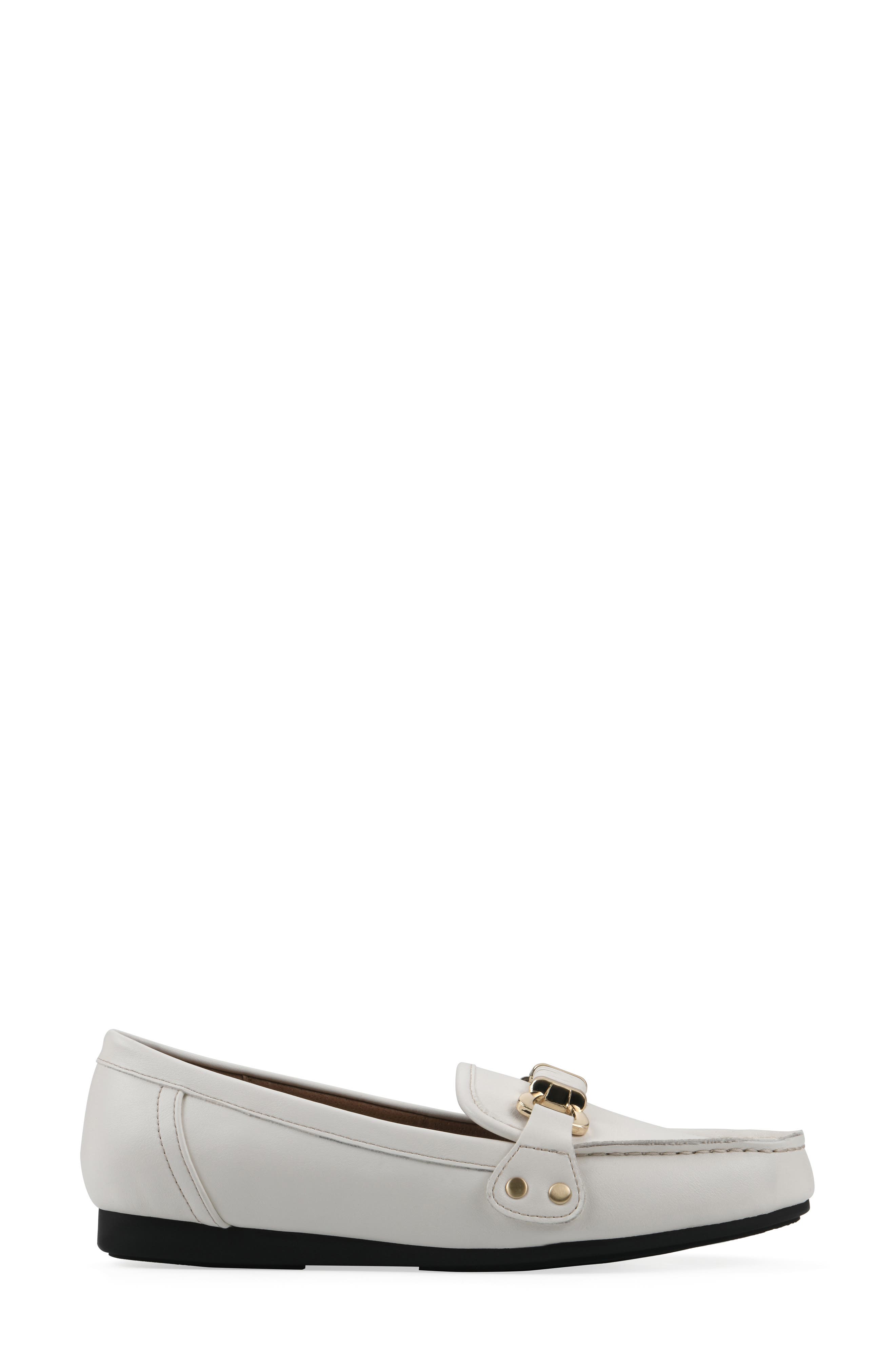 Wayside Bit Loafer, Alternate, color, WHITE/SMOOTH