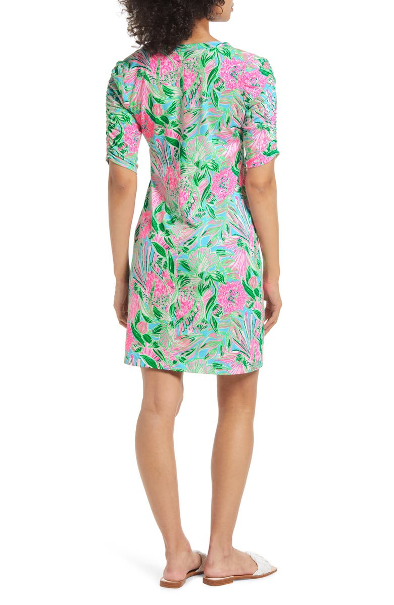 Lilly Pulitzer<sup>®</sup> Women's Belden Floral Cotton T-Shirt Dress, Alternate, color, 