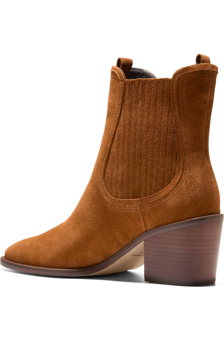 Cole Haan Janelle Chelsea Boot, Alternate, color, Tobacco Suede