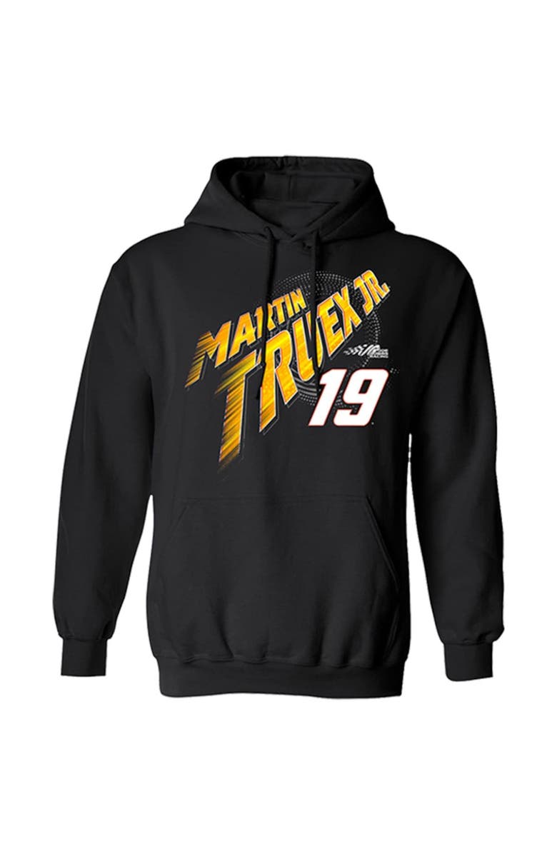 JOE GIBBS RACING TEAM COLLECTION Men's Joe Gibbs Racing Team Collection Black Martin Truex Jr Car Pullover Hoodie, Alternate, color, 
