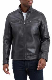 Michael Kors Barmullo Faux Leather Jacket