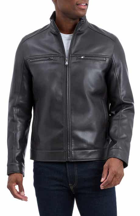 Michael Kors Barmullo Faux Leather Jacket