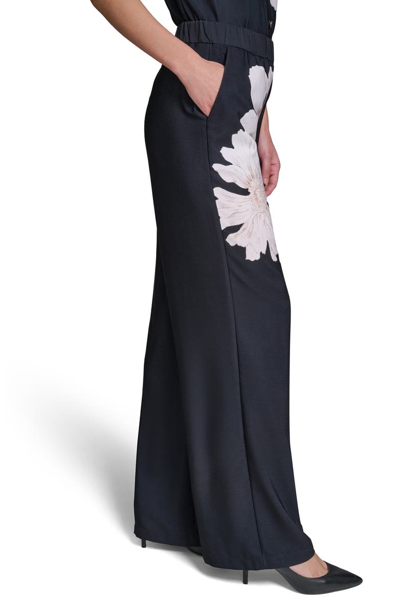 Placed Floral Soft Pants, Alternate, color, MIDNIGHT NAVY MULTI