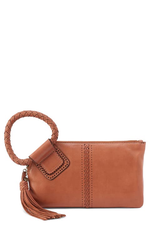 Sable Leather Wristlet