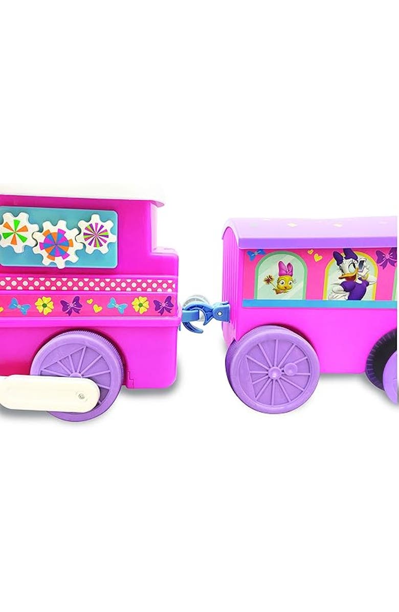Kiddieland Disney Minnie Mouse Rideon Motorized Train With Track, Alternate, color, Multicolored