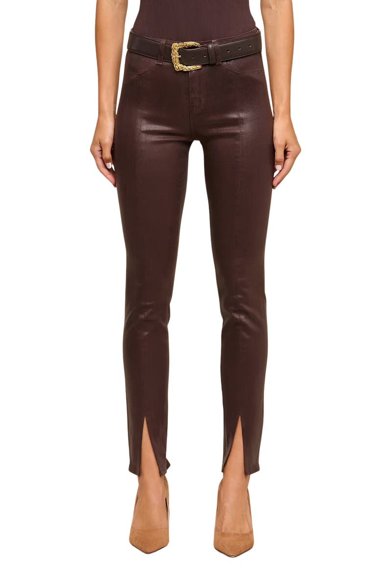 Lagence Jyothi High Rise Skinny Jeans, Main, color, DARK JAVA COATED