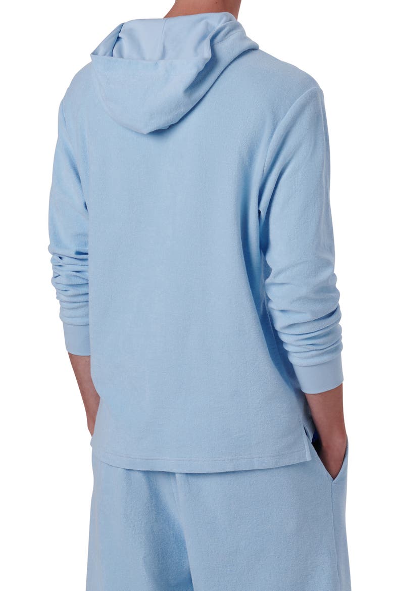 Cotton French Terry Hoodie, Alternate, color, SKY