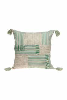 PARKLAND COLLECTION Harper Transitional Cream & White Throw Pillow