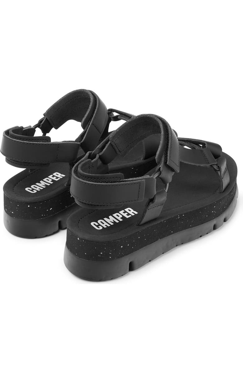 Camper Oruga Up Sport Sandal, Alternate, color, Black/ Black