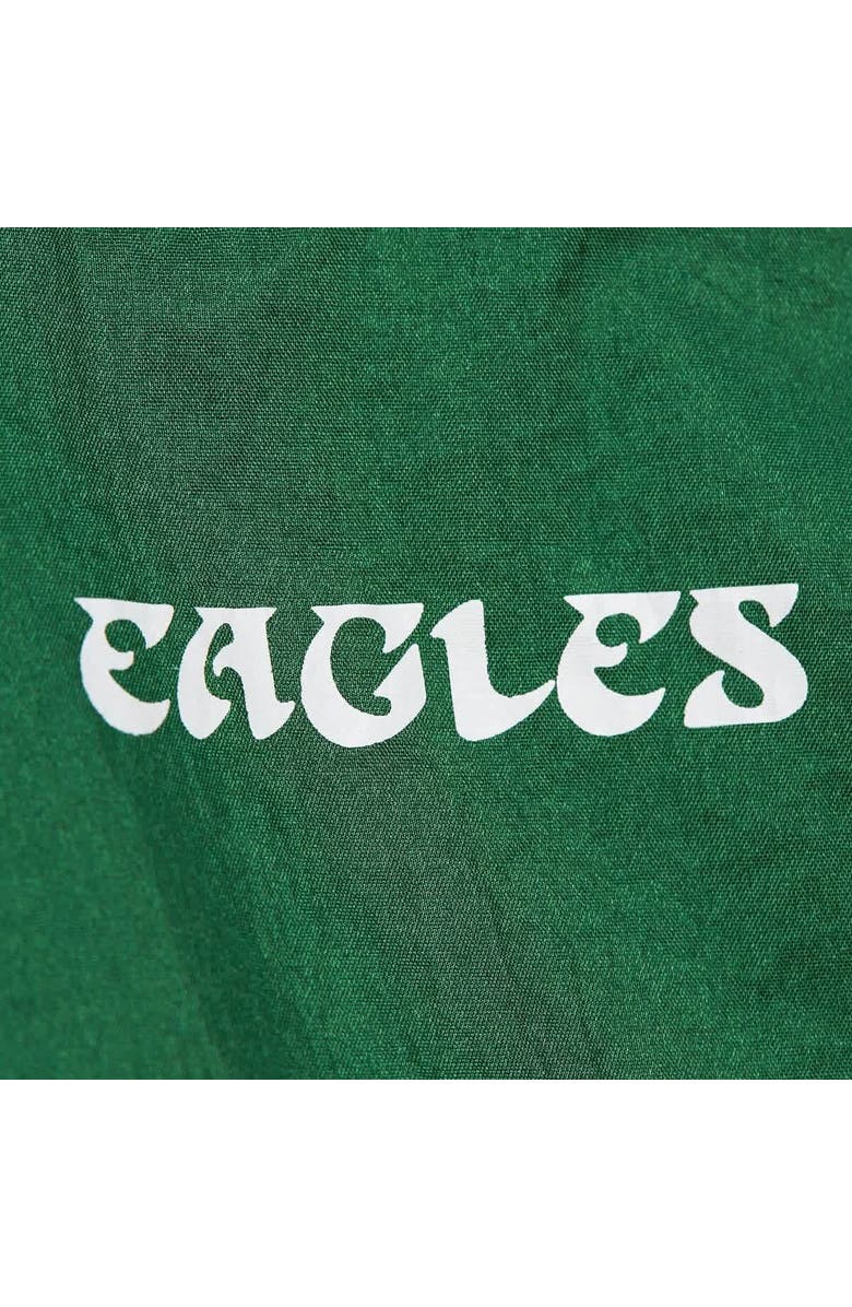 Mitchell & Ness Women's Mitchell & Ness Midnight Green Philadelphia Eagles Nylon Cropped Full-Zip Jacket, Alternate, color,