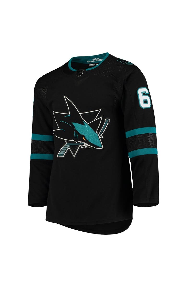adidas Men's adidas Erik Karlsson Black San Jose Sharks Alternate Authentic Player Jersey, Alternate, color,