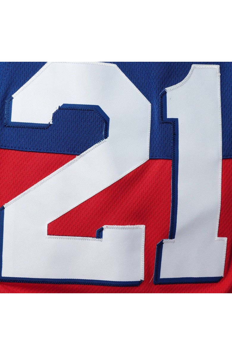 Outerstuff Youth Joel Embiid Royal Philadelphia 76ers Pandemonium Name & Number Shorts, Alternate, color, 