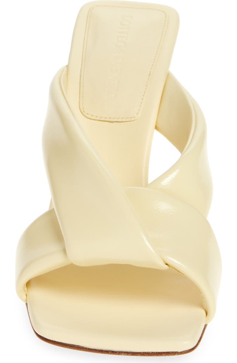 Bottega Veneta Riva Crossover Strap Sandal, Alternate, color, Camomile
