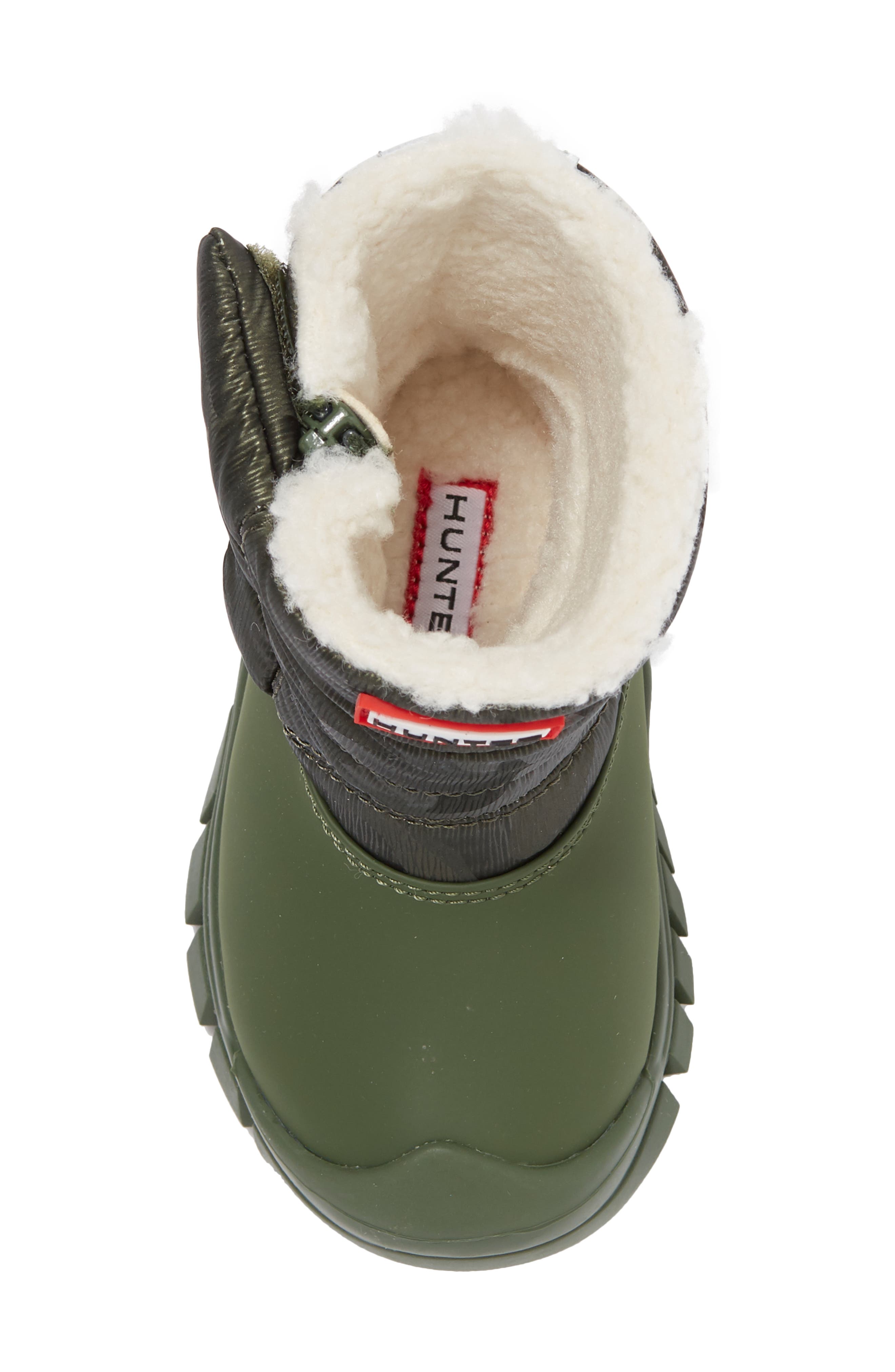 Hunter Kids' Intrepid Waterproof Snow Boot, Alternate, color, Flexing Green
