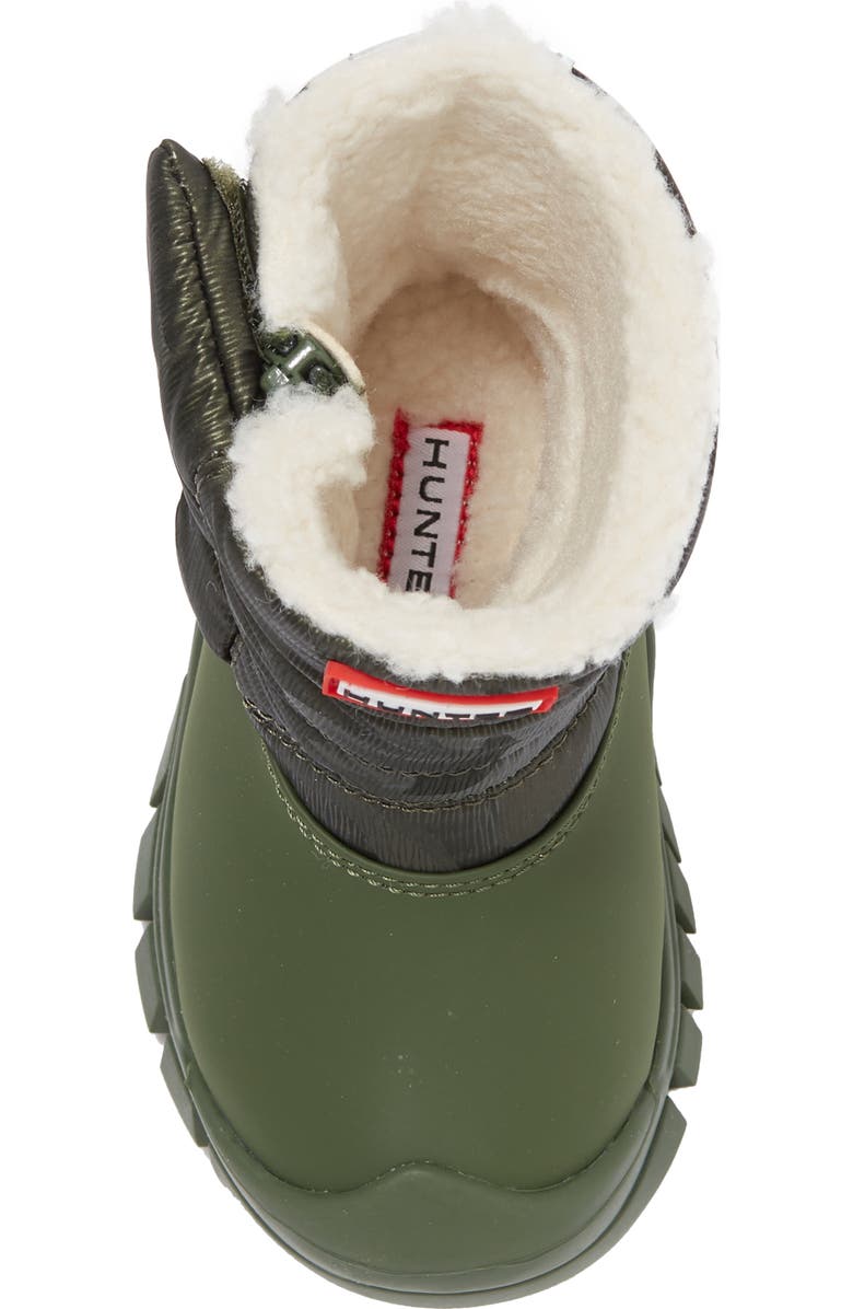 Hunter Kids' Intrepid Waterproof Snow Boot, Alternate, color, Flexing Green