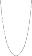 Bony Levy 14K Gold Bar Station Chain Necklace
