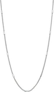 Bony Levy 14K Gold Bar Station Chain Necklace