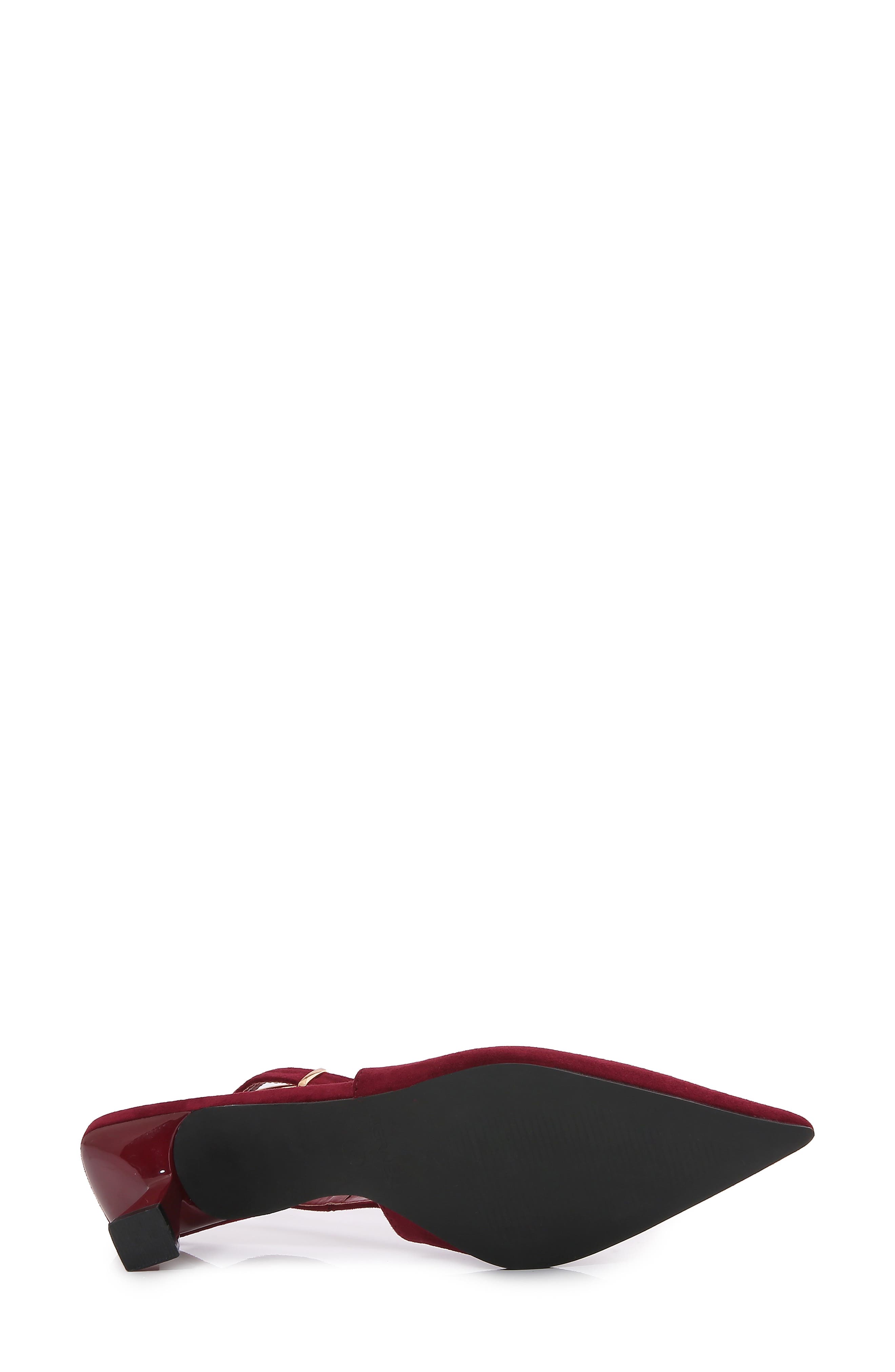 Cassandra Kitten Heel Pump, Alternate, color, WINE