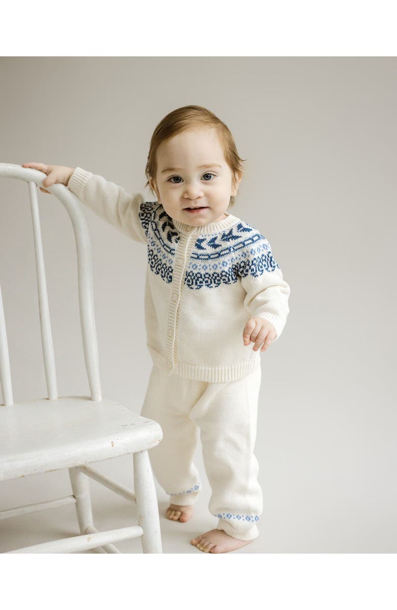 Cuclie Fair Isle Pant Set for Infant, Alternate, color, Ivory Multi