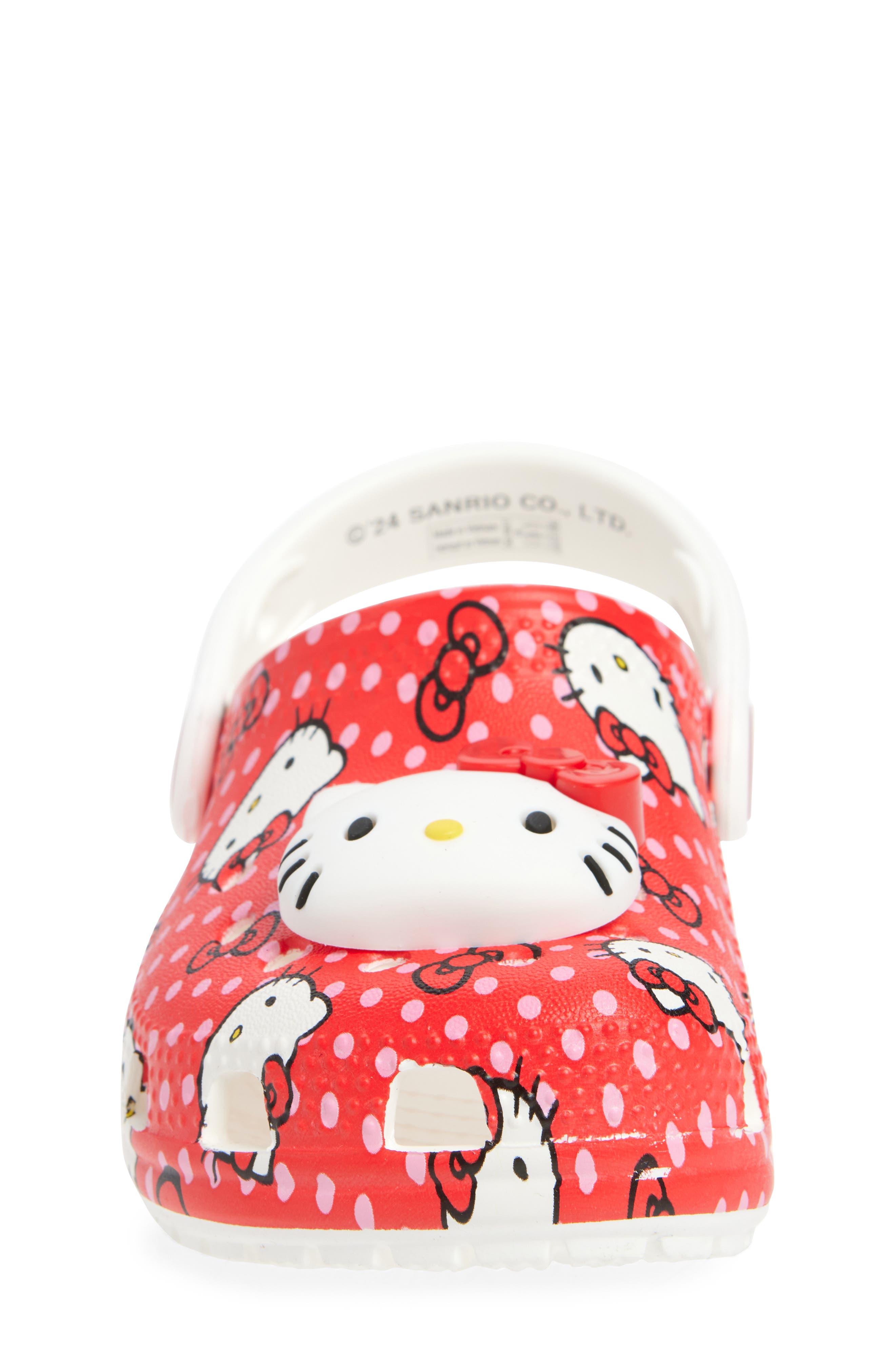 CROCS x Hello Kitty Kids' Classic Clog, Alternate, color, Red/ Multi