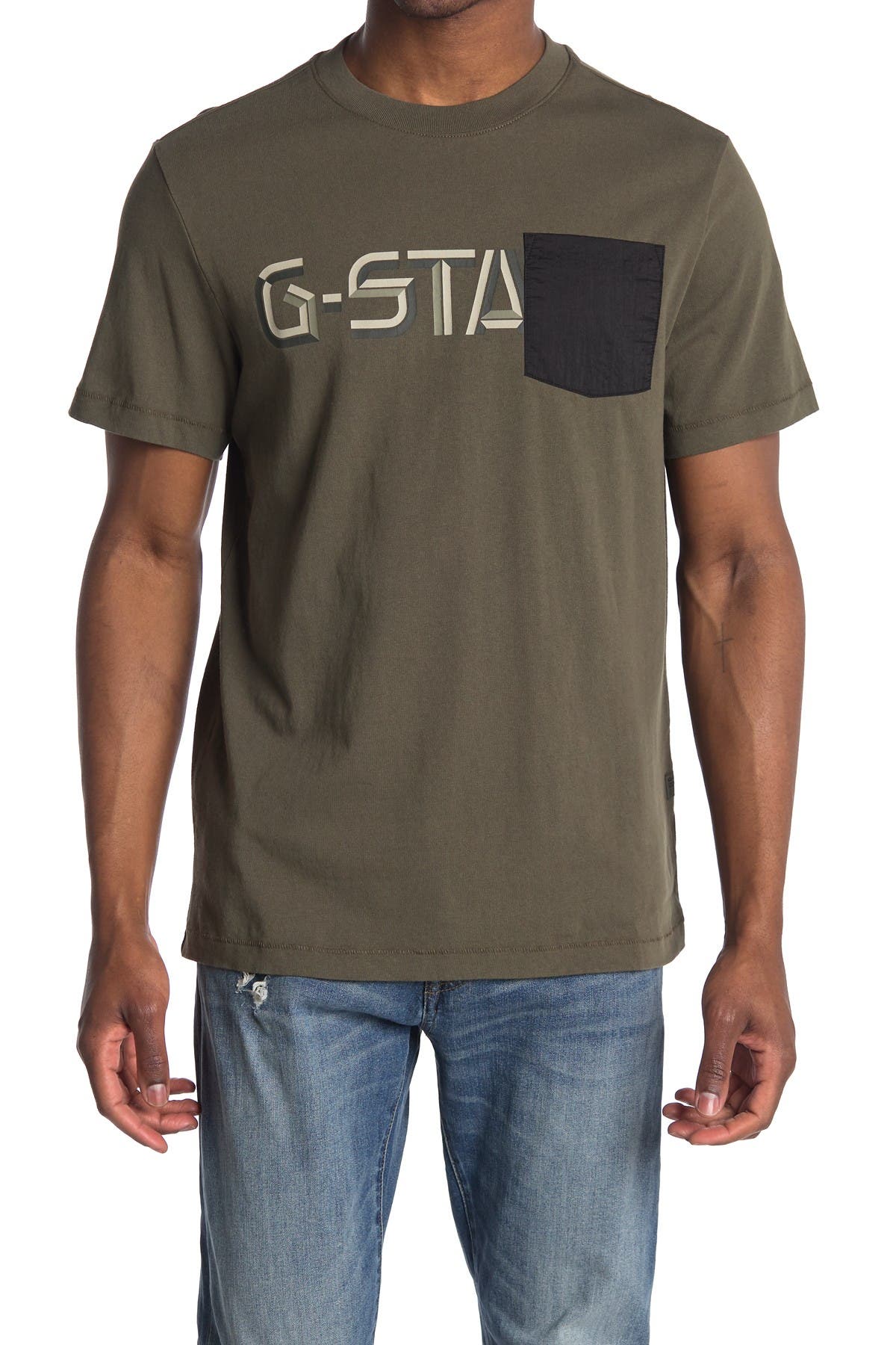 G-Star RAW Ripstop Graphic Crew Neck T-Shirt (Men) | Nordstromrack
