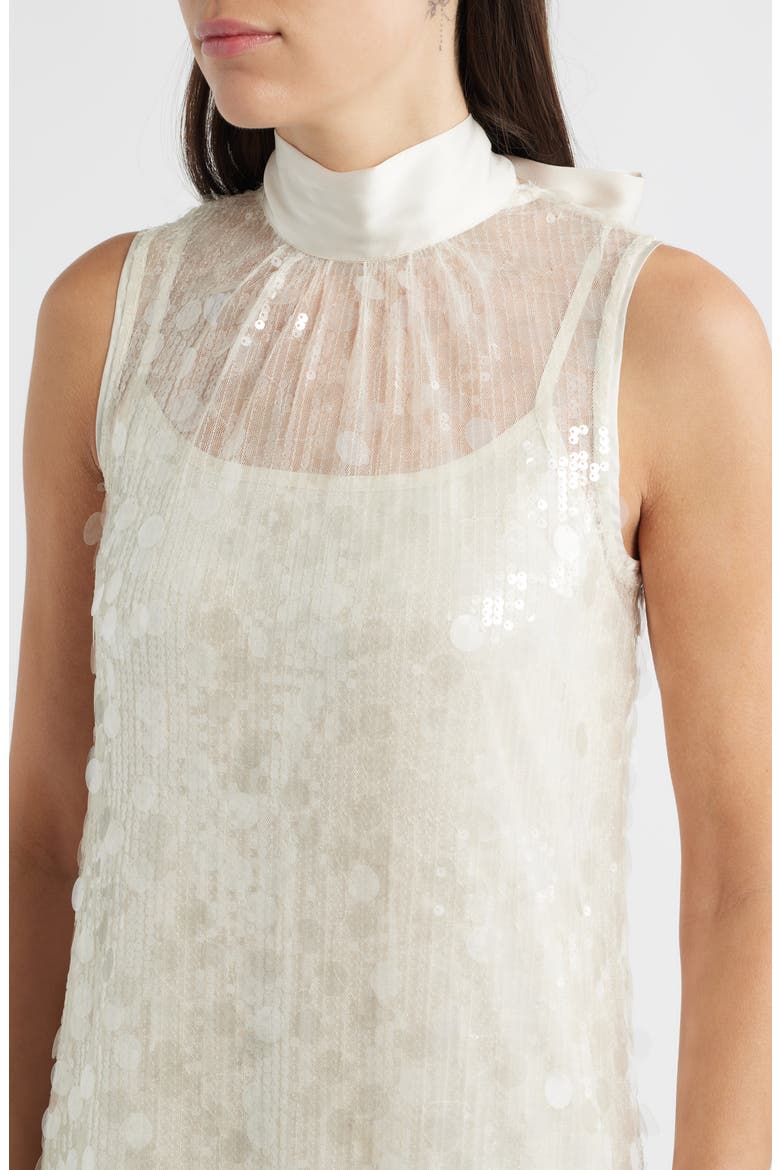 julia jordan sequin shift dress Sequin Embellished Sleeveless Evening Dress (Women)