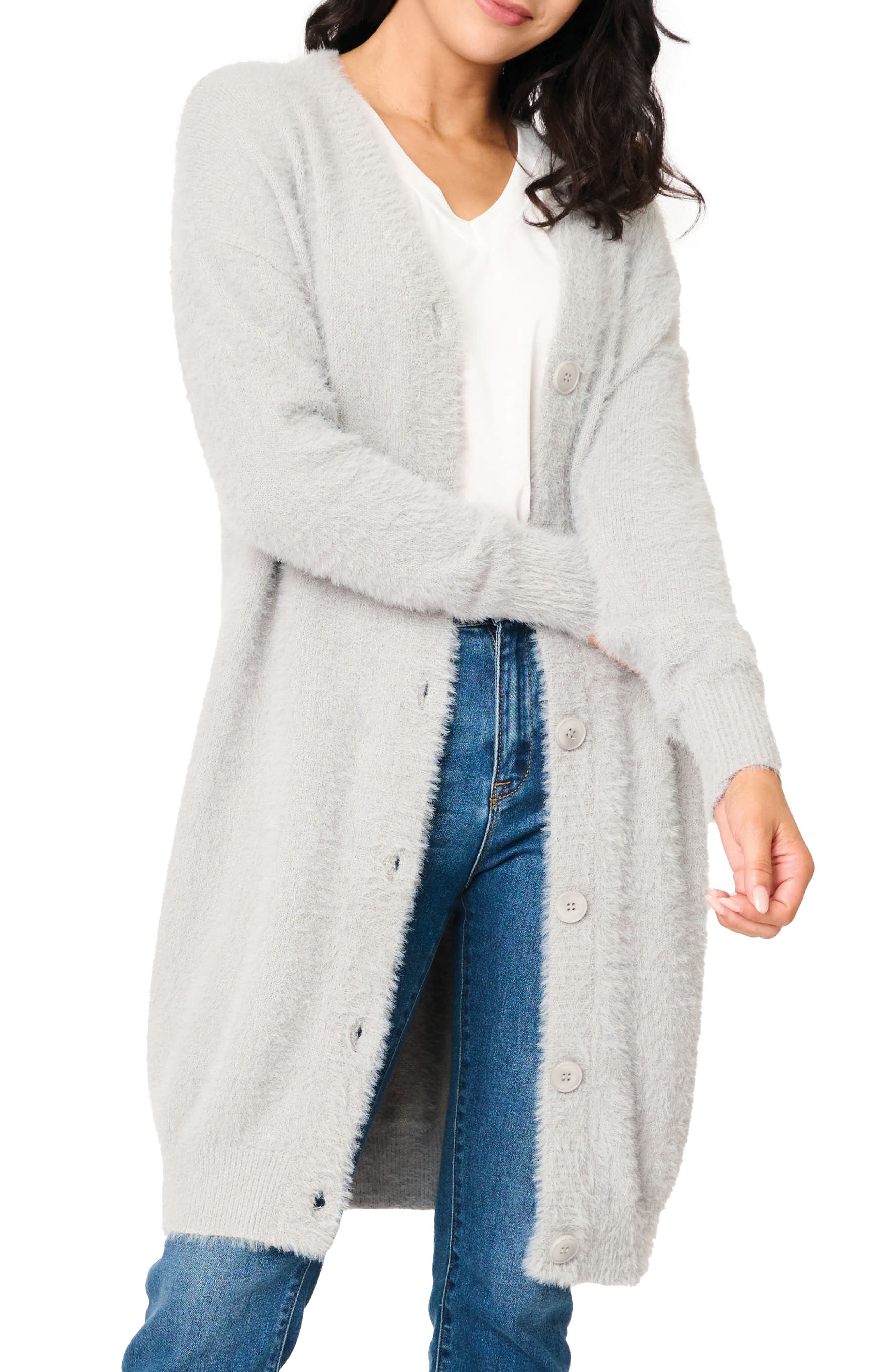 Eyelash Cozy Cardigan - image 3