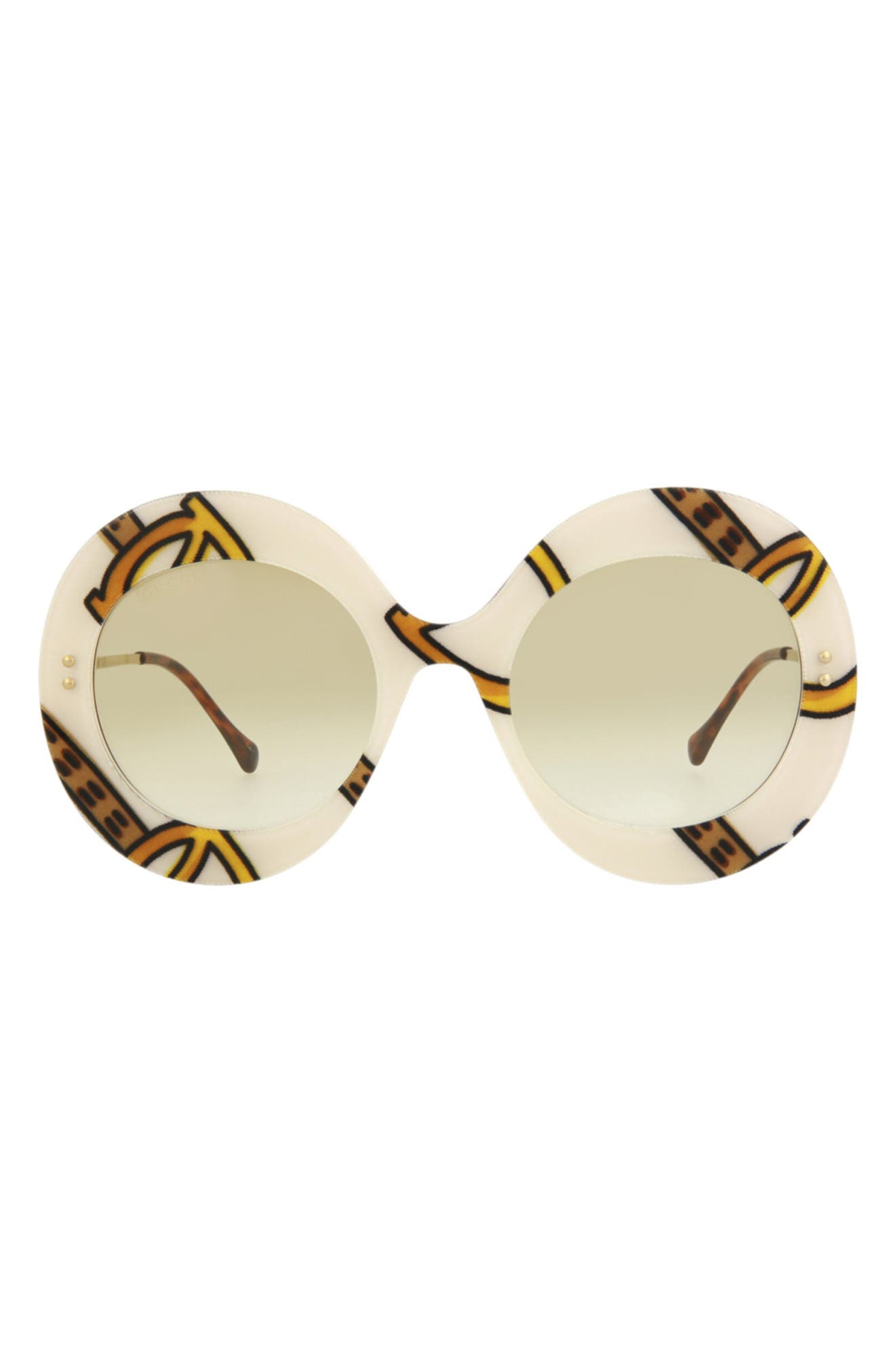 GG0894S 61mm Round Sunglasses
