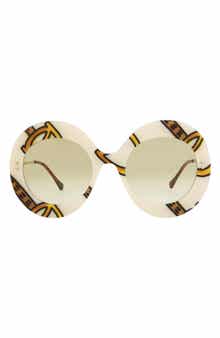 GG0894S 61mm Round Sunglasses