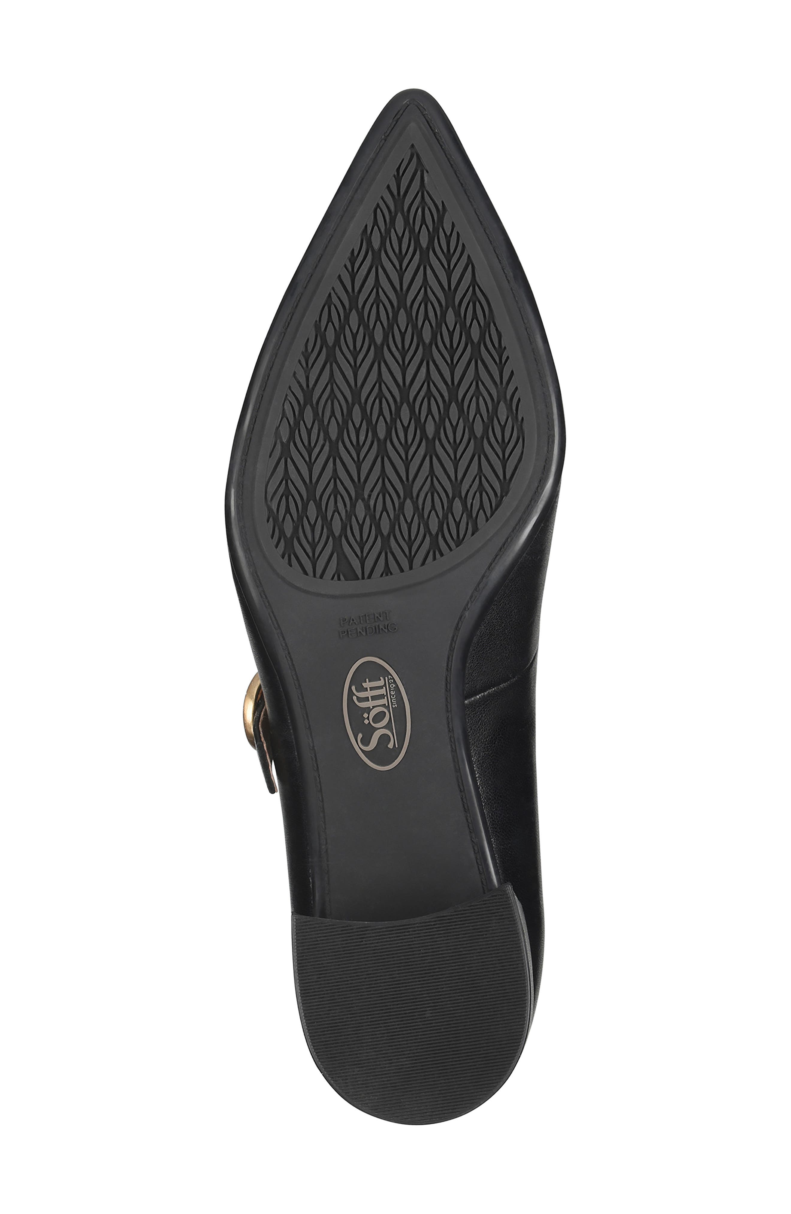 Stacy Pointed Toe Mary Jane Pump, Alternate, color, BLACK