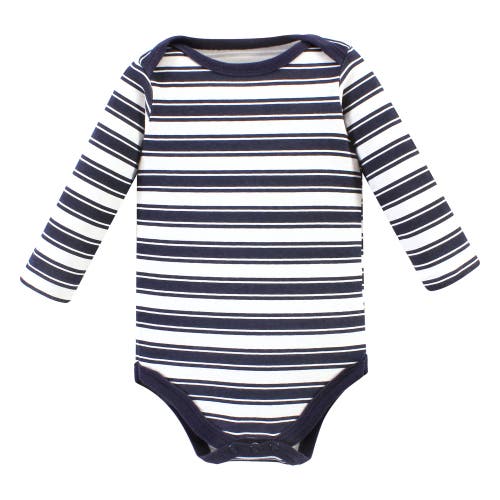 Hudson Baby Cotton Long-sleeve Bodysuits 3-pack In Multi
