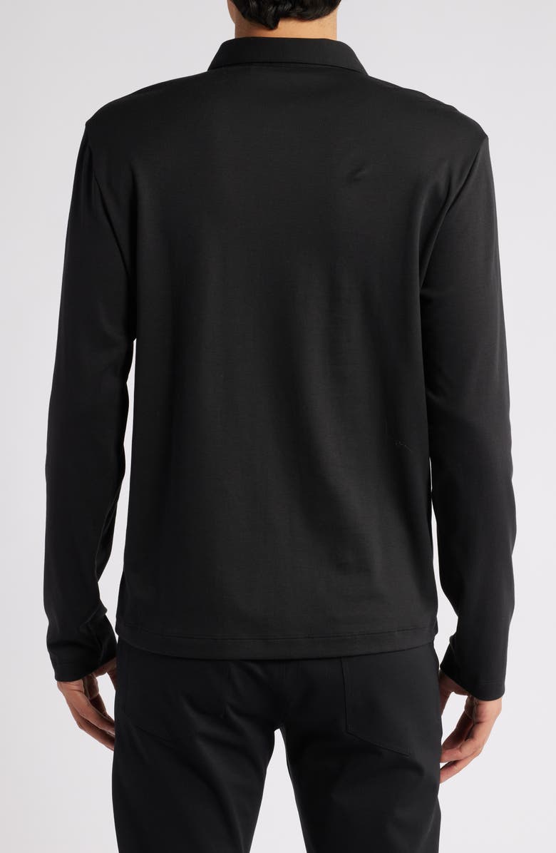 Theory Long Sleeve Cotton Polo, Alternate, color,